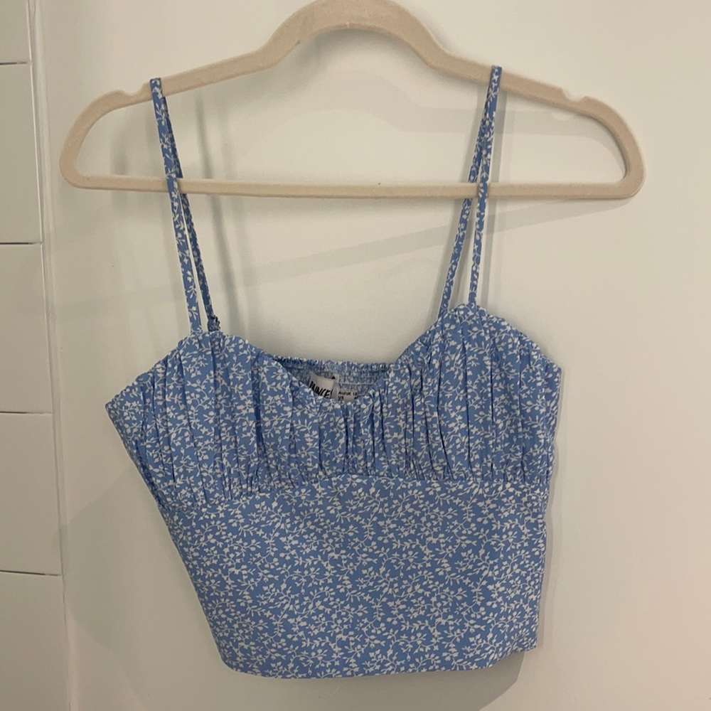 PRINCESS POLLY FLORAL SUMMER CROP TOP